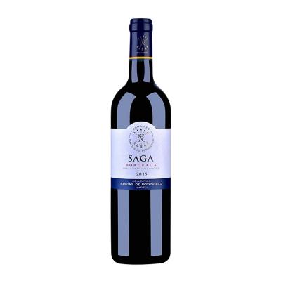 法国拉菲传说红葡萄酒2015